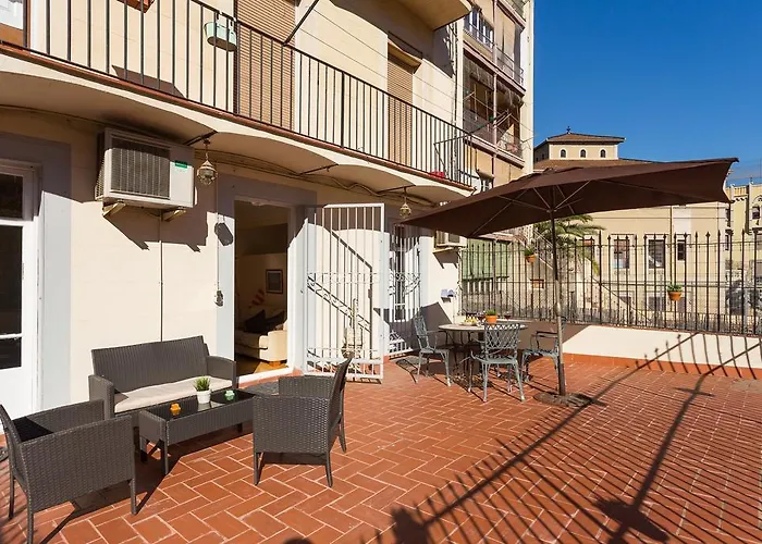 아파트 Charming Big Sunny Terrace! 바르셀로나